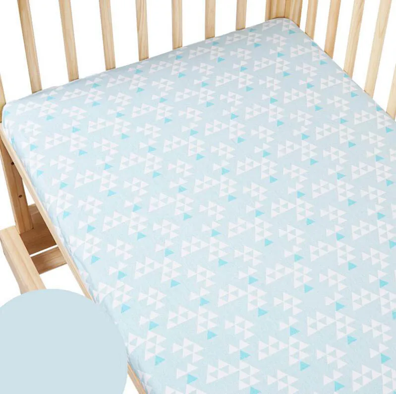 Простыня для детской кроватки, мультяшный Хлопковый чехол для кровати, матрац, постельные принадлежности, детское мягкое дышащее постельное белье BMT021 - Color: N