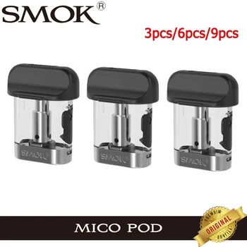 

3PCs-9PCs SMOK MICO Pod Cartridge 1.7ML 1.0ohm 0.8ohm mesh 1.4ohm Ceramic Electronic Cigarette Evaporator for SMOK MICO Kit Vape