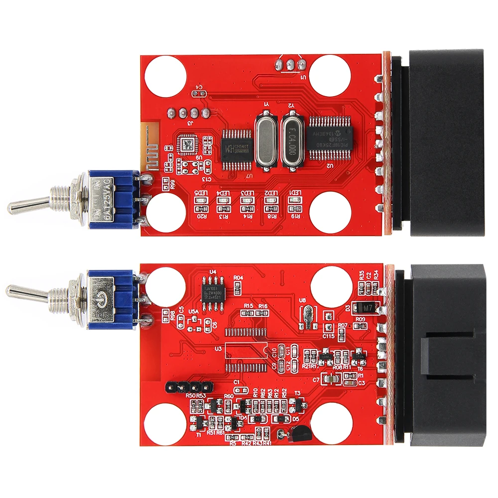 ELM327 V1.5 USB с чипом PIC18F25K80 PL2303 Драйвер IC OBDII FT232RL/CH340 чип OBD2 диагностический сканер