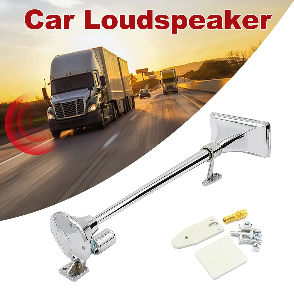 Super Loud Single Trumpet Square Semi Truck Air Horn 12v/24v With
