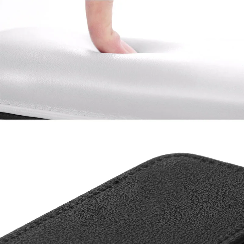 Ergonomic PU Leather Wrist Support & Mouse Mat Set