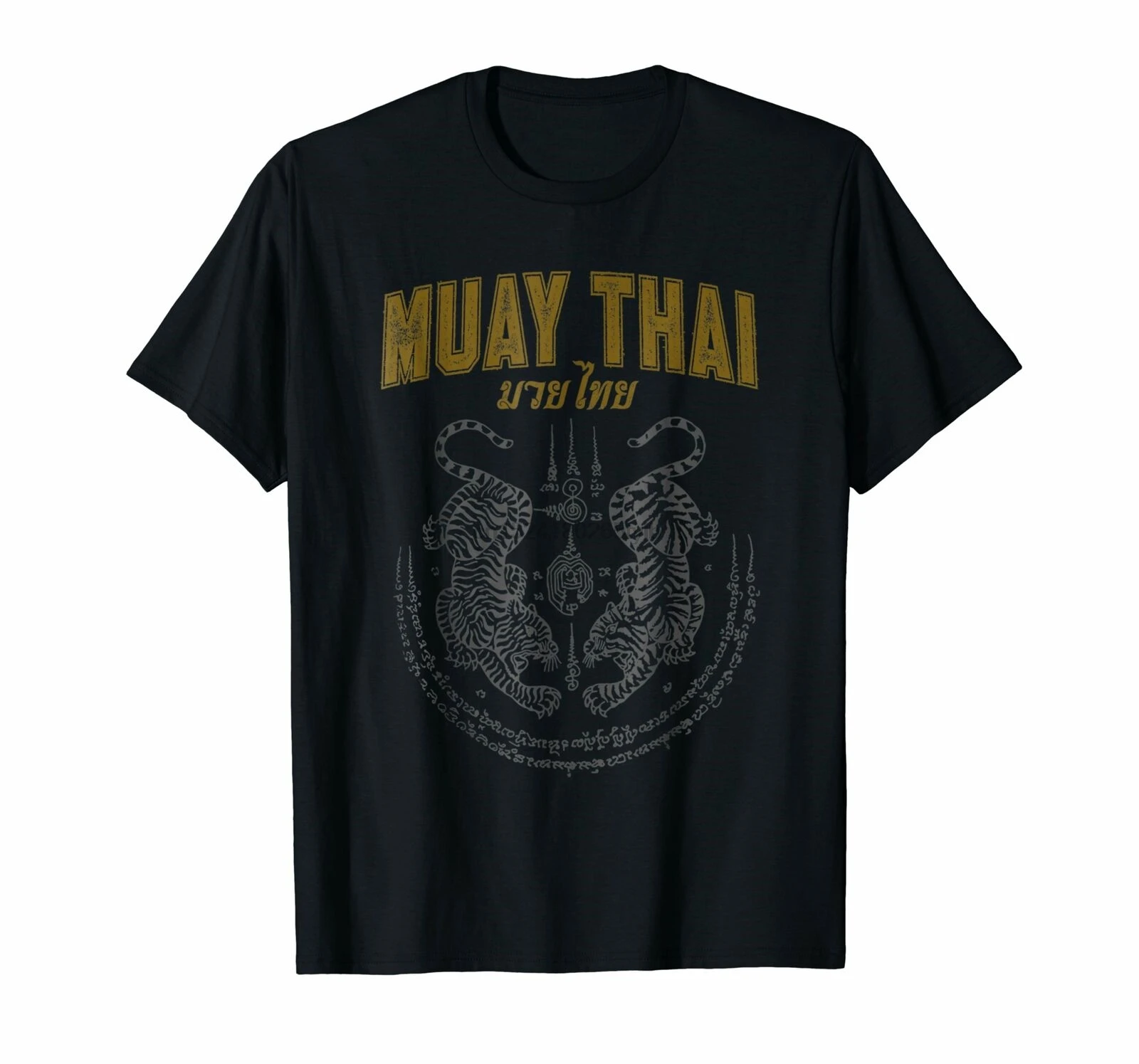 Футболка с тигром Sak Yant Muay Thai | Мужская одежда