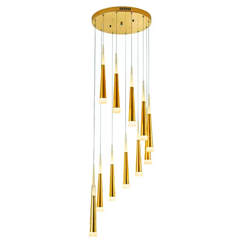 

Modern Crystal Chandelier Living Room Bedroom Hanging Lamp Bedroom Ceiling Chandeliers Staircase Decoration Pendant Indoor Ligh