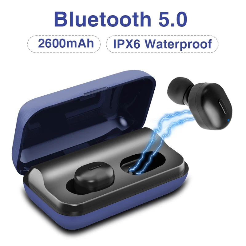 Bluetooth наушники TWS T1 профессиональная гарнитура 5 0 беспроводные 3D стерео громкой
