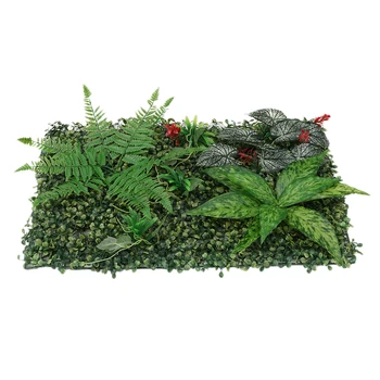 

4Pieces Artificial Plants Lawn Wall Panels Wedding Venue Main Road Decor B