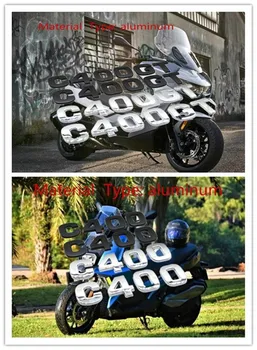 

Motorcycle Stickers Aluminum 3D Labeling Decorated Decals For BMW C400 X c400 C400GT