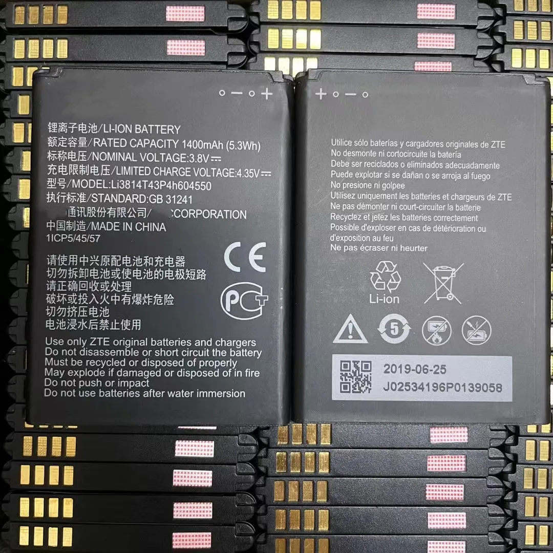 100% высококачественный аккумулятор 3,8 в 1400 мАч Li3814T43P4h604550 для  ZTE Blade L130 мобильный телефон