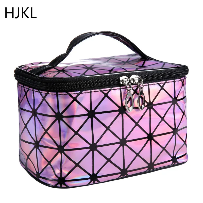 

2020 Multifunctional Cosmetic Bag Women Leather Travel Make Up Necessaries Organizer Zipper Makeup Case Pouch Toiletry Kit Bags