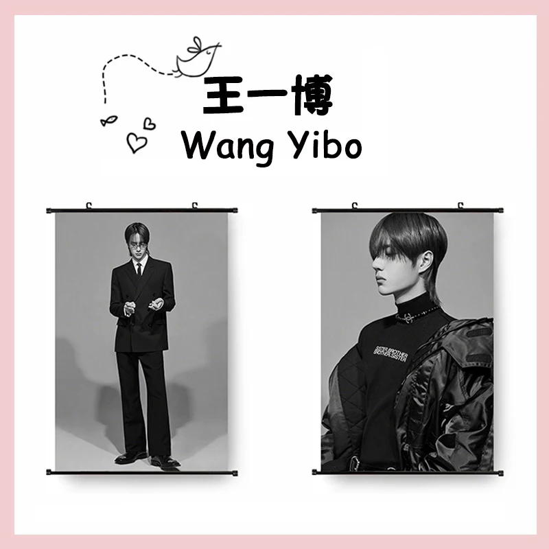 

Wang Yibo CHEN QING LING Hanging Painting THE UNTAMED Lan WangJi Hanging Poster Photo Pictures Fans Gifts Collection Drop Ship