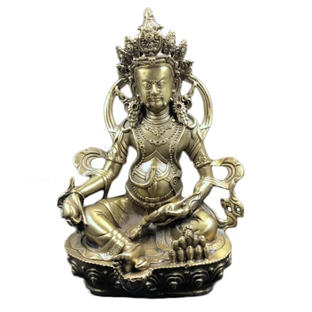 

LAOJUNLU Zangbala Offering Bronze Buddha Statues Tibetan Buddhism Tantra Imitation Antique Pure Copper, The Small is 23 cm high