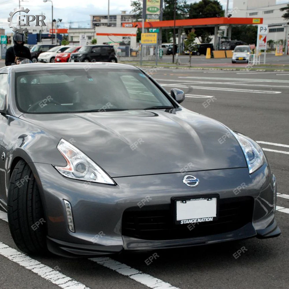 Для Nissan 370Z Z34(2009-2012) углеродное волокно Zenki ранняя модель JDM передняя губа(Предварительно Подтяжка лица) обвес тюнинг часть для 370Z гонки