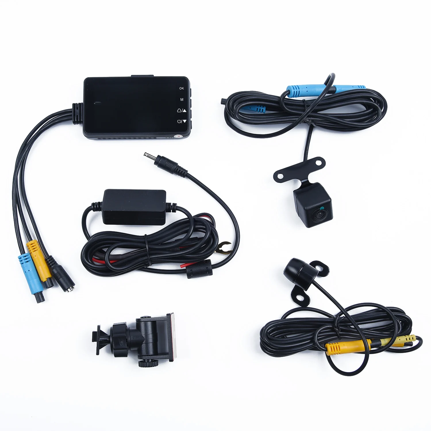Video Cameras 3'' LCD Recorder for Motorcycle Black 1280*720P/30 ABS Action 140° wide fish-eye angle