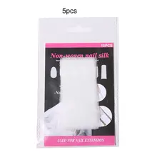 Для ногтей нетканый шелк расширение волокна лист безбумажной поддержки Быстрое расширение ногтей перелом ремонт артефакт