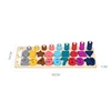 Children's educational toys three in one multifunctional logarithmic board Montessori learning wooden math toys 6