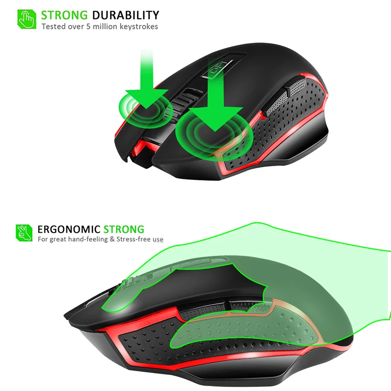 G821 Wireless Optical Gaming Mouse 2.4G Portable Ergonomic AS99 | Компьютеры и офис