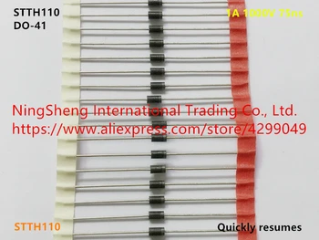 

Original new 100% import STTH110 DO-41 quickly resumes 1A 1000V 75ns