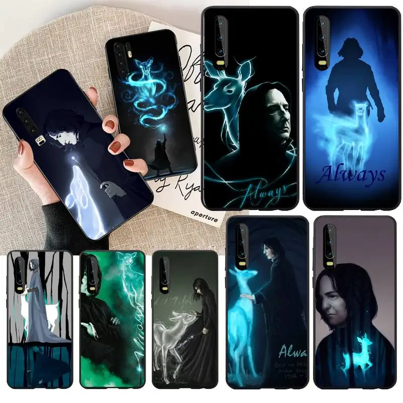 

NBDRUICAI Severus snape deer always Black TPU Soft Phone Case Cover for Huawei Honor 20 10 9 8 8x 8c 9x 7c 7a Lite view