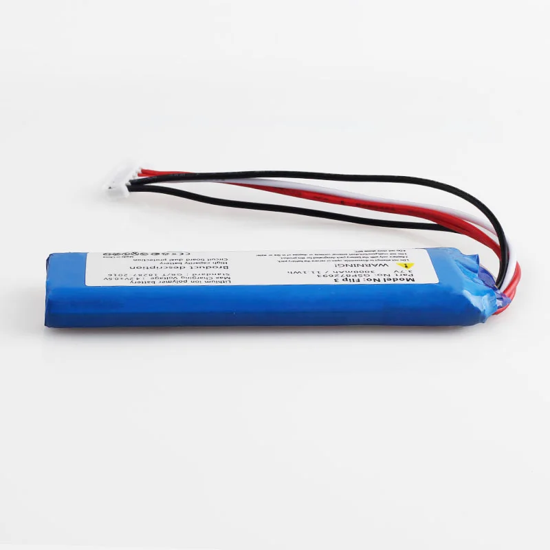 3,7 v 3000mAh аккумулятор GSP872693 для JBL Flip 3 Bluetooth динамик батарея