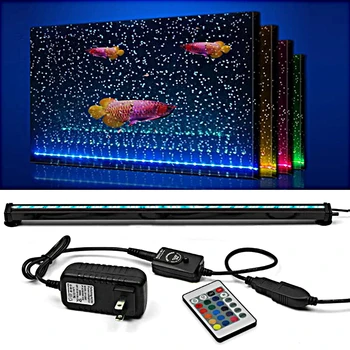 

Aquarium-Light Wireless Remote Control Light Submersible LED-Light RGB Colored Changing Lights For Fish Or Reptile&Turtle Tank