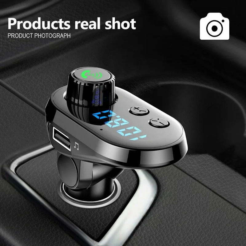 Беспроводной Bluetooth автомобильный комплект fm-передатчик радио MP3 музыкальный плеер с USB портом один для трех автомобилей Bluetooth