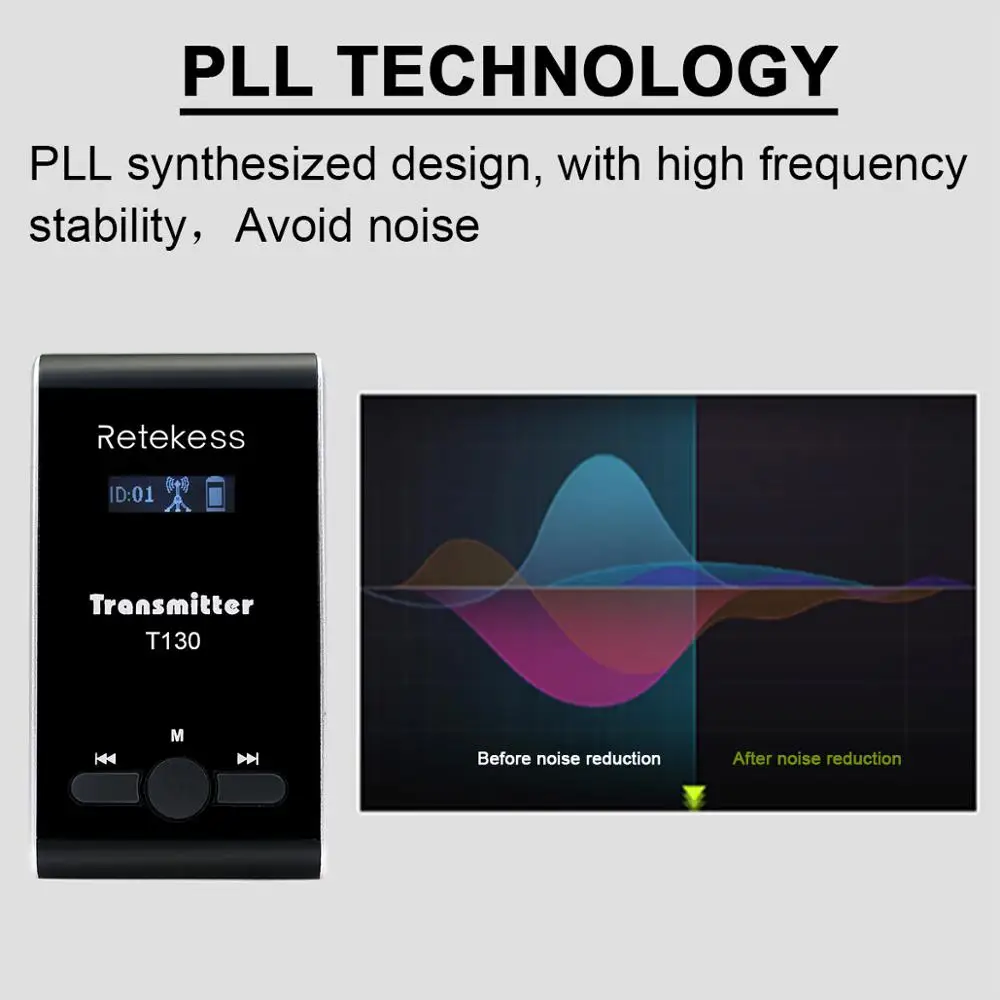 Retekess T130 беспроводной передатчик гид система для экскурсий гид система синхронного перевода