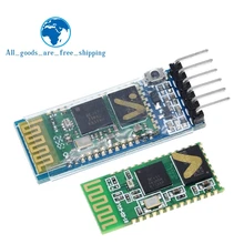 Tzt hc05 HC-05 master-slave 6pin JY-MCU anti-reverso, módulo de passagem serial integrado de bluetooth, dai serial sem fio