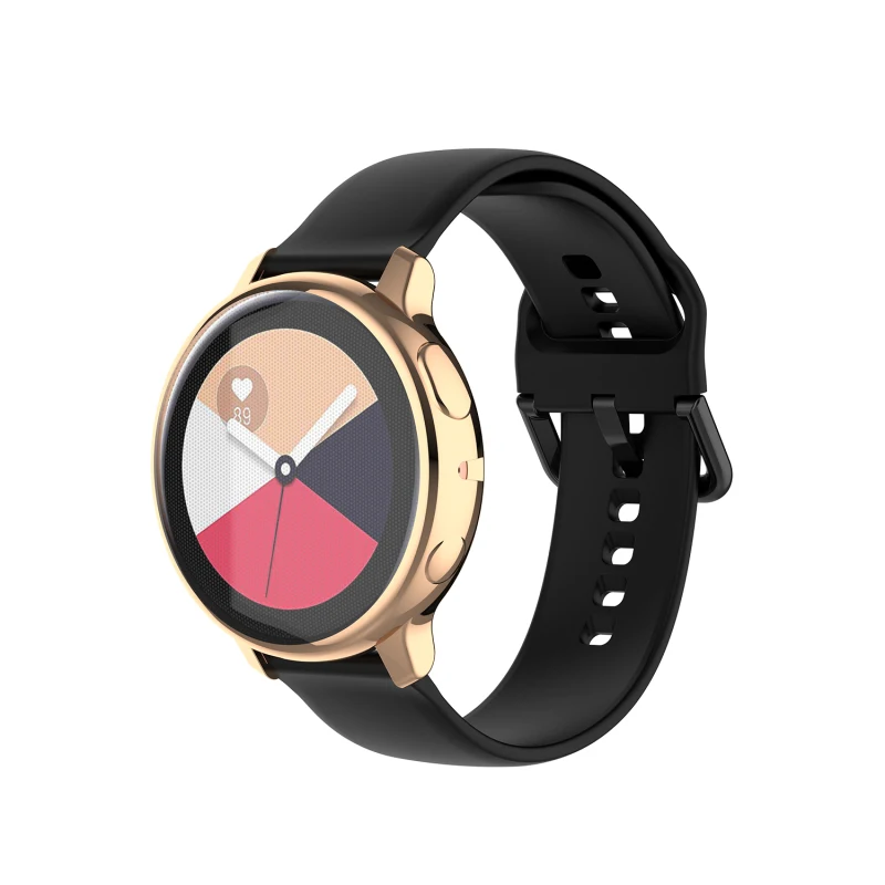 Защитный чехол для samsung Galaxy Watch Active2 40 мм R830 мягкий силиконовый защитный чехол на весь экран Active 2
