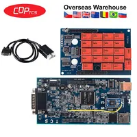 CDP TCS CDP PRO Plus Bluetooth 2015.R3 Автомобильный сканер для автомобилей, грузовиков, диагностический инструмент OBDII - изображение