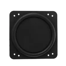 DIY 76*76 мм басовый радиатор пассивный радиатор динамик резиновая вспомогательная басовая вибрационная Мембрана для сабвуфера дропшиппинг