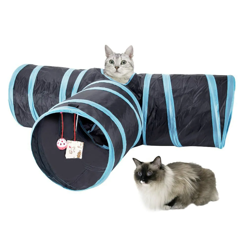 

Pet Soft Cat Tunnel Foldable Pet Cat Tunnel Indoor Outdoor Pet Cat Training Toy for Cat Rabbit Animal Play Tunnel Tube