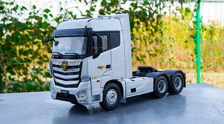 1:24 Китай Futon auman GTL трактор Daimler Супер Грузовик модель(синий/красный/белый Трактор модель) с небольшим подарком
