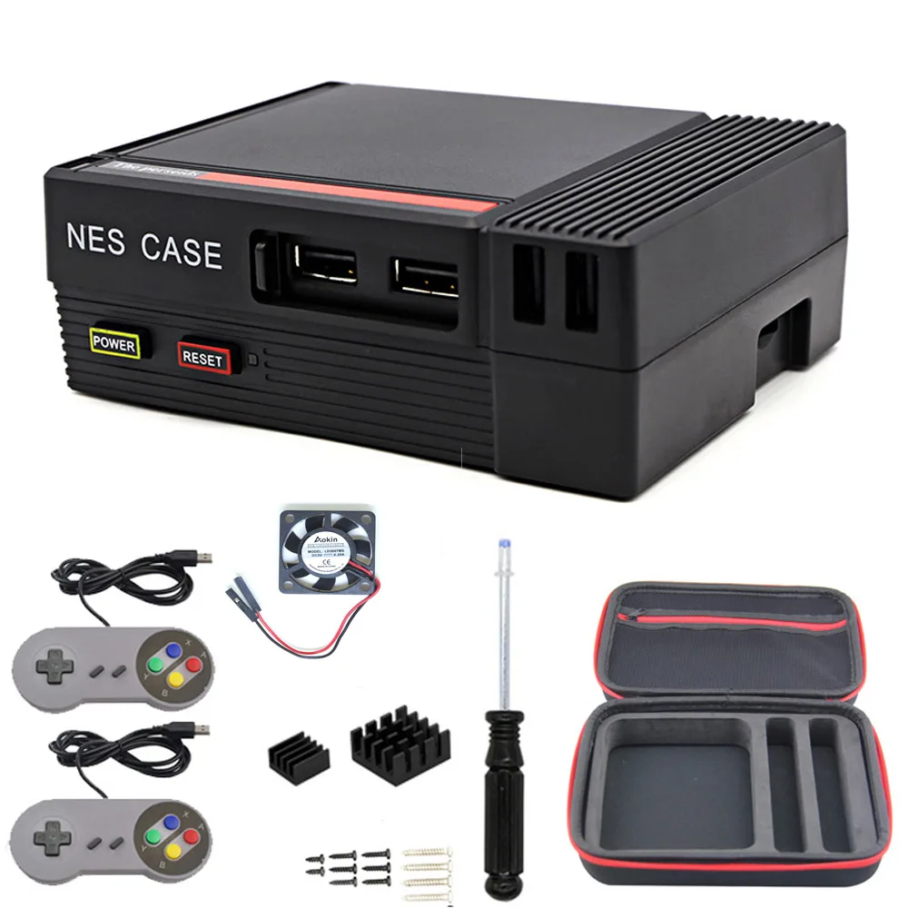 Мини-Чехол NESPI для Raspberry Pi 3 2 B и NES Classic Mini для RetroPie Raspberry Pi 3/2/B - Цвет: Kit C