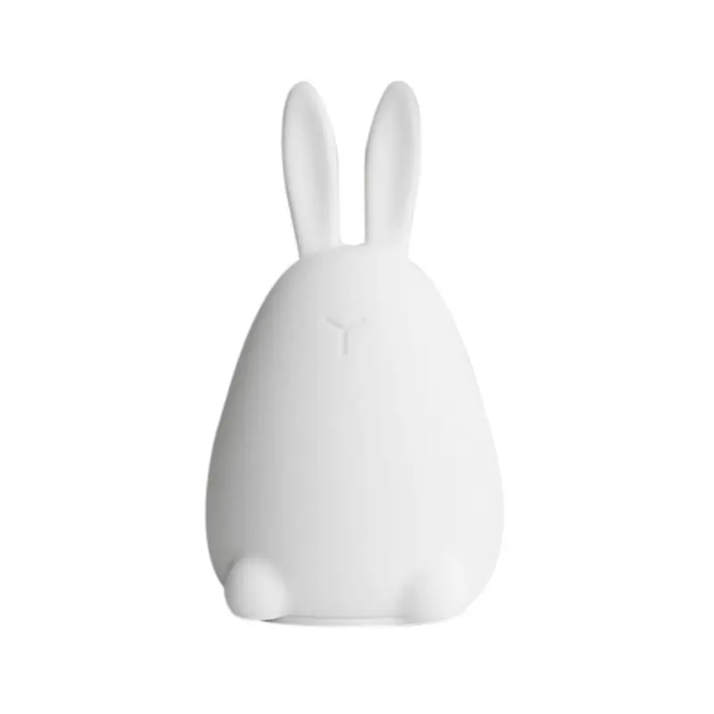 

Colorful Rabbit Night Light Tap Sensor Switch 7 Modes Bunny Bedside Lamp Home