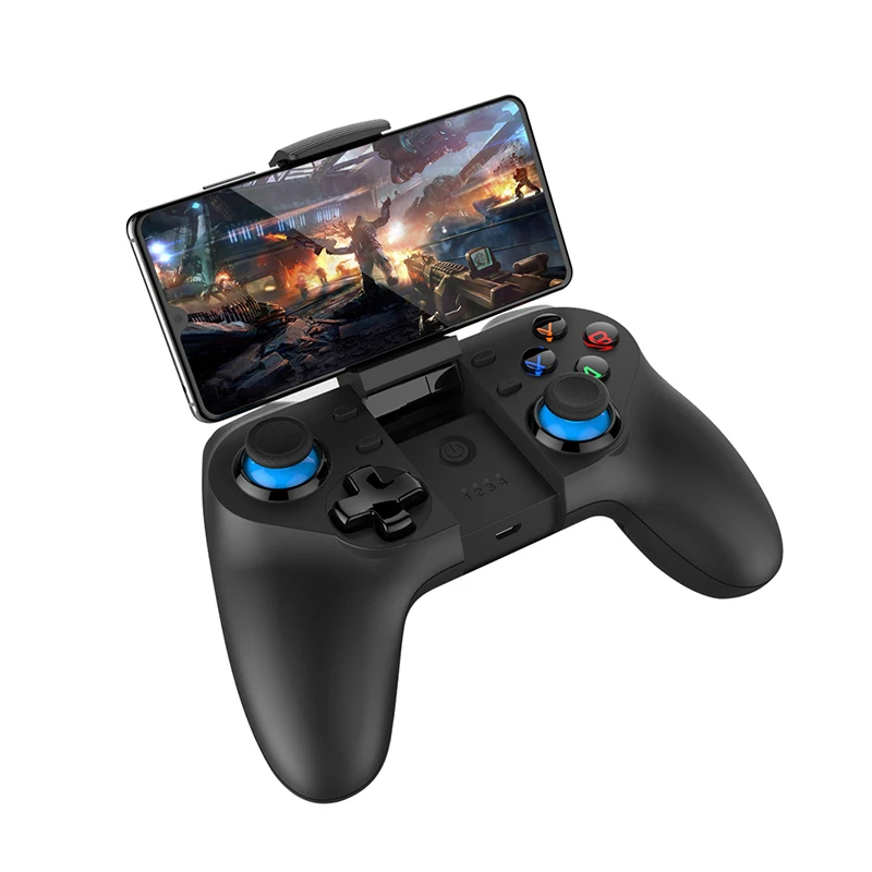 Перезаряжаемая Bluetooth беспроводная игра для мобильного телефона держатель контроллера Ручка Универсальный джойстик PUBG геймпад для IOS Android PC