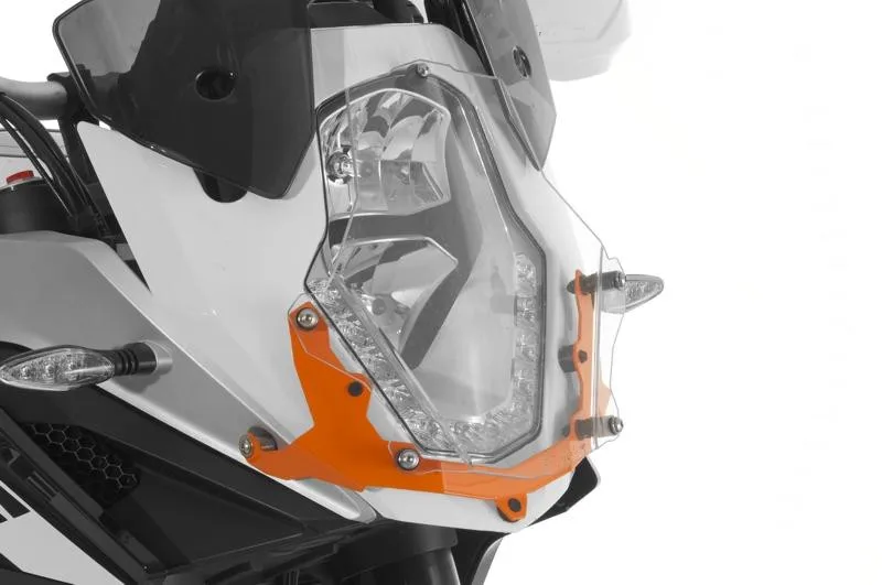 Защита фар для KTM 1050 1190 1290 ADVENTURE R - Цвет: Оранжевый