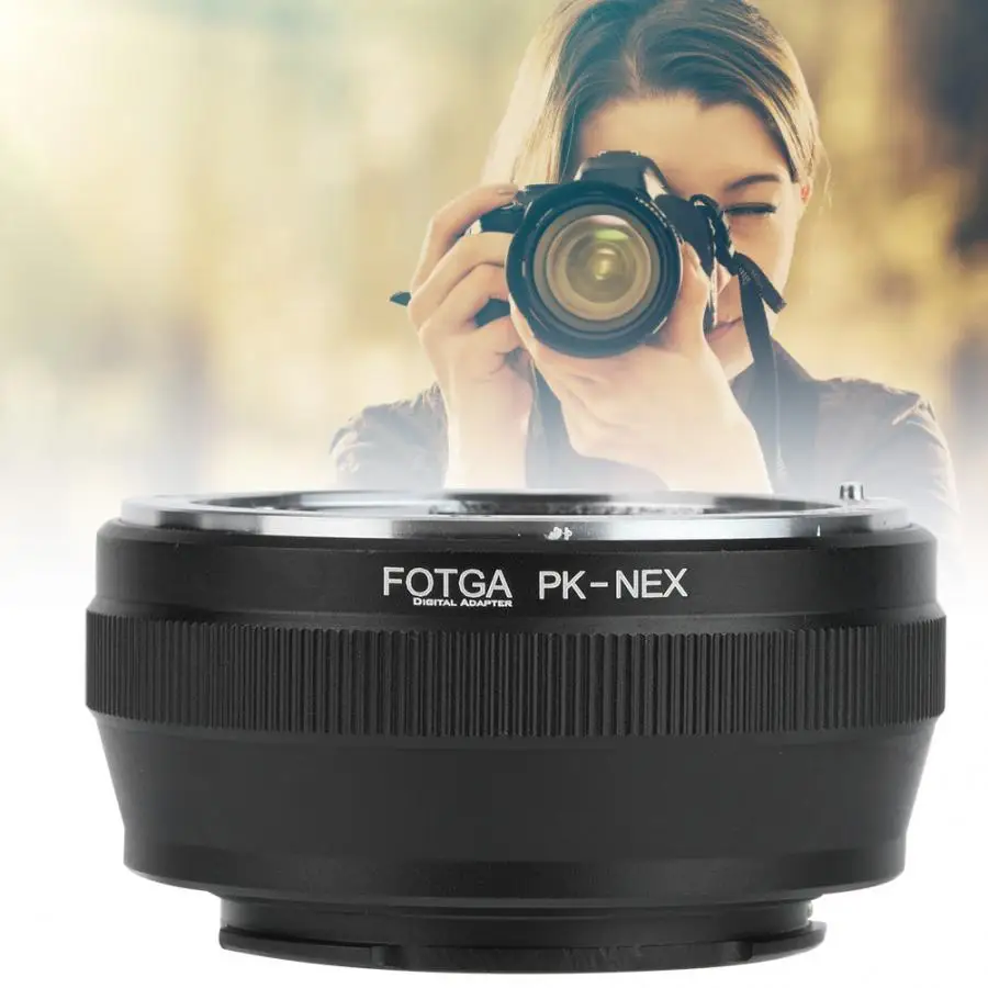 Кольцо адаптер FOTGA для объектива Pentax PK подходит камеры Sony NEX аксессуары кольцо