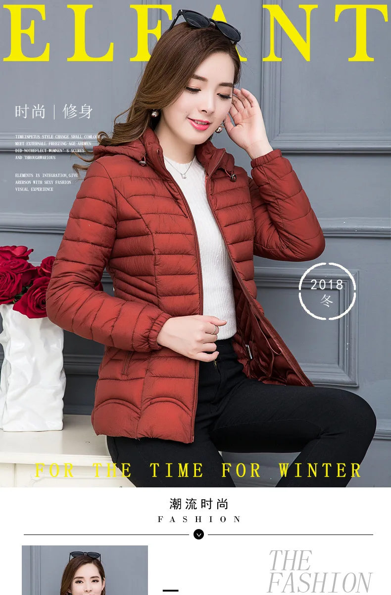 Small Cotton-Padded Jacket Women's New Style Cotton Coat Middle Aged And Elderly People Thin Short Slim Fit Slimming Cotton