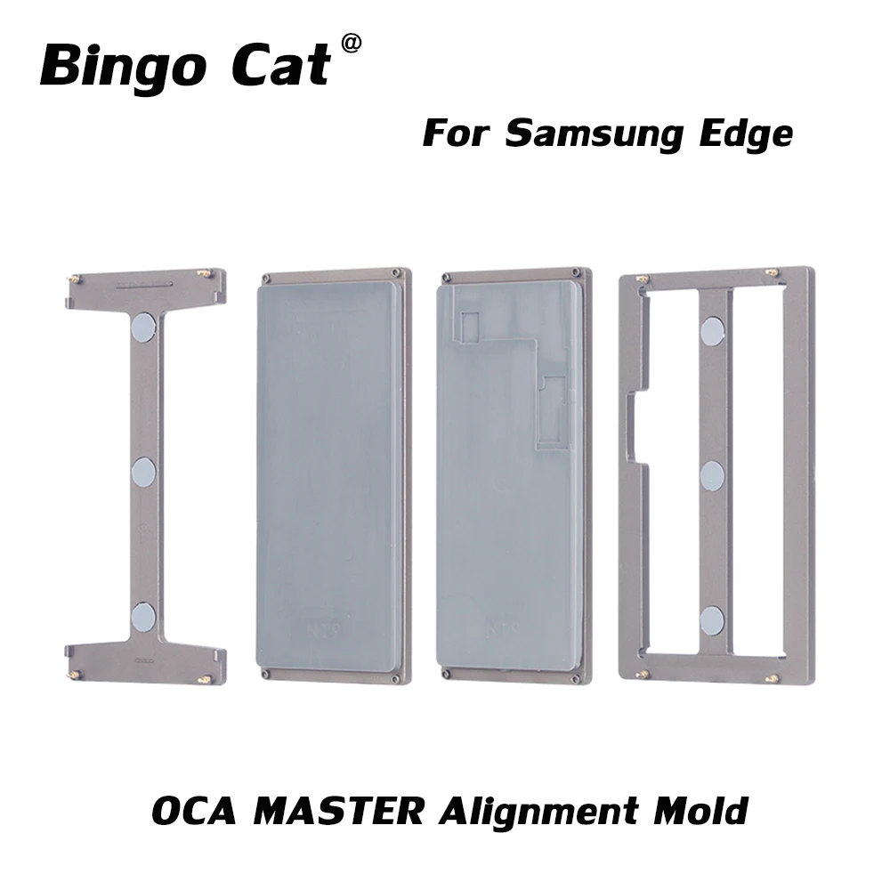 

OCA Laminating Position Mold 4in1 Set Curved Screen Alignment No Fold Flex For Samsung S10Plus S9Plus Mould Phone Repair Tools