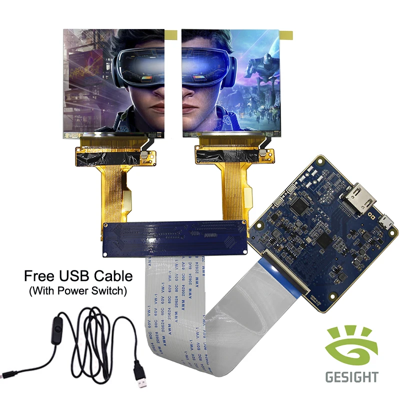 Placa de Controle Mipi Duplo para vr Tamanhos de 1440x1440 60 hz e Lcd - Imagem 6