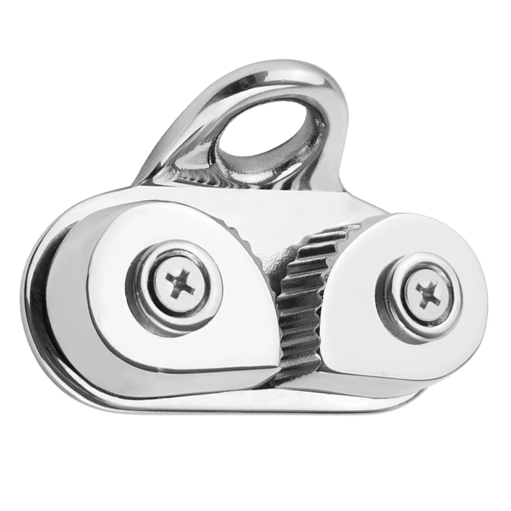 Cam Cleat Ball Bearing Fast Entry Cam Cleat for Sailing Sailboat Kayak, Aluminum
