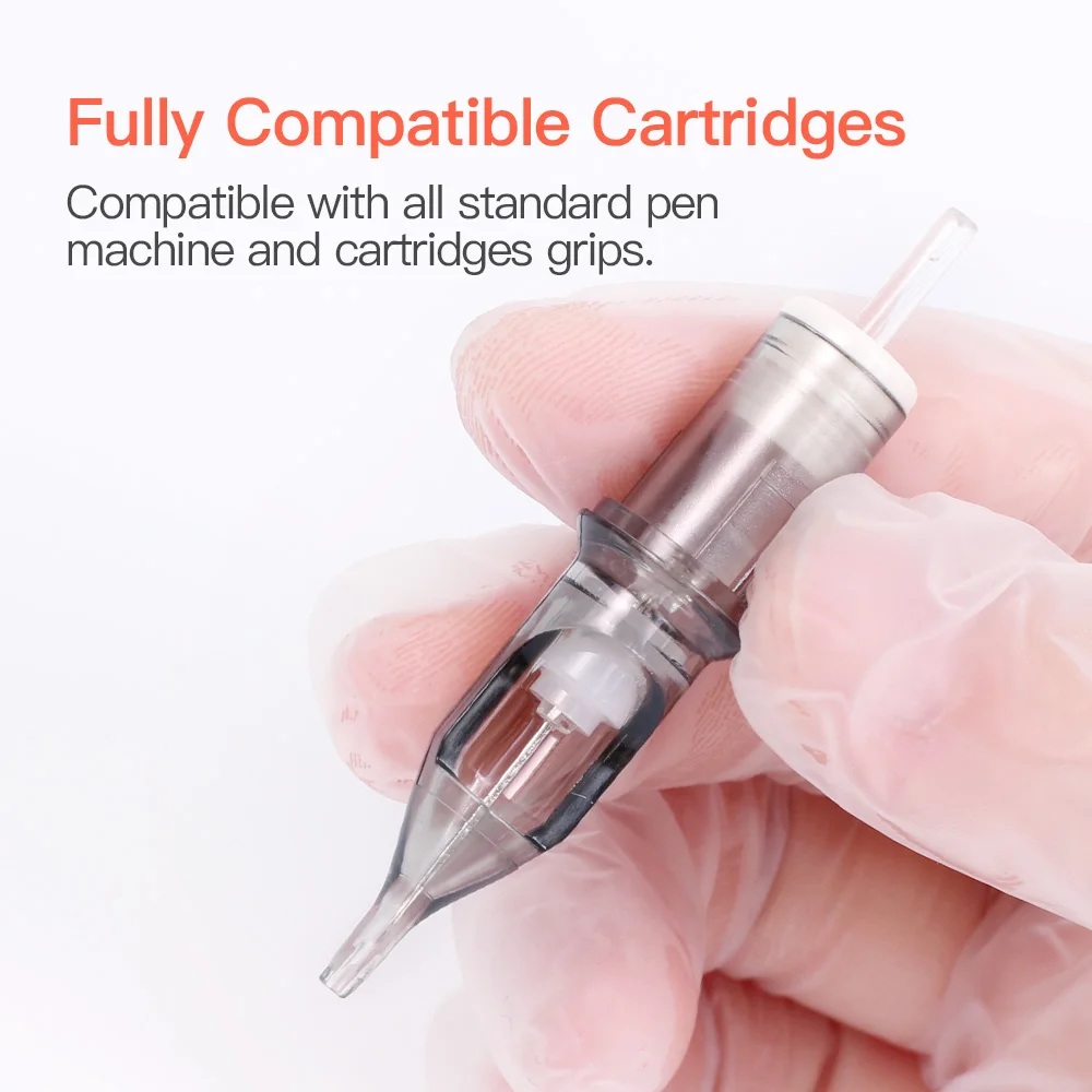  Professional Tattoo Cartridge Needles RS Disposable Sterilized Liner Shader Magnum For Rotary Machi