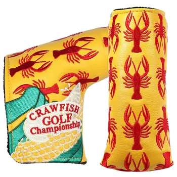 

New Crawfish embroidery Golf Blade Putter Cover Headcovers for Blade Bettinradi Queen B