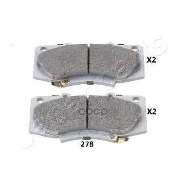 Колодки Тормозные Toyota Hilux 05- Передние Japanparts Pa278af Japanparts арт. PA278AF