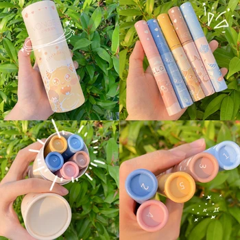 

3.8g*5/set beauty lip gloss set liquid lipstick Rollerball primer makeup gloss base gel moisturizing water lip tint cosmetics