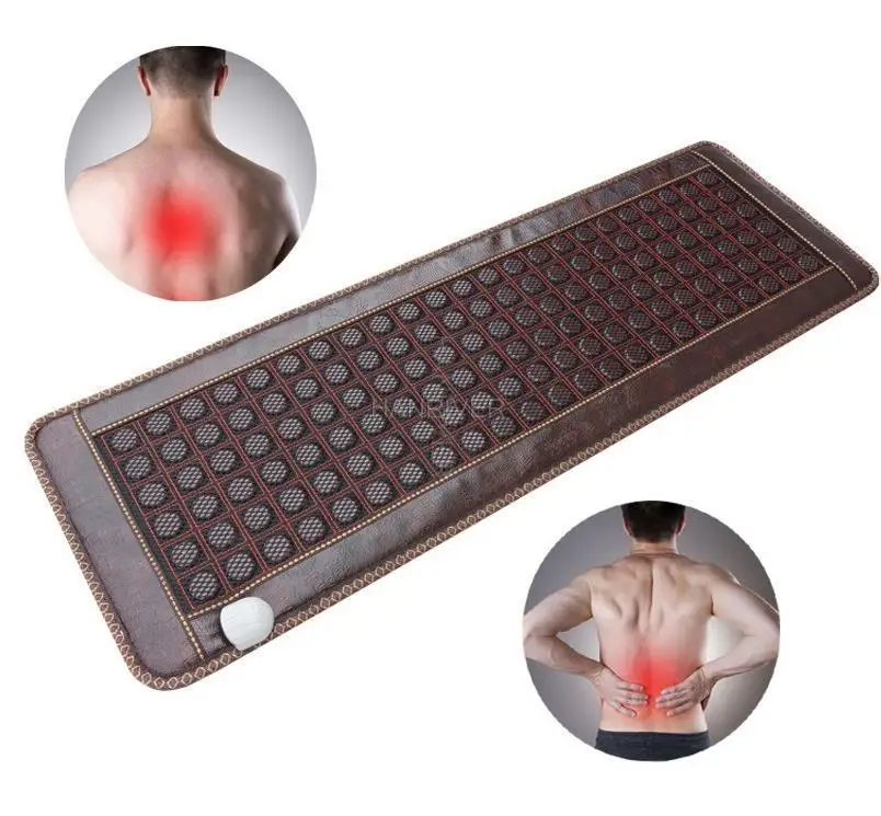 

50x150cm Electric Heated Jade Tourmaline bed Mattress Germanium Stone Massage Jade Stones Cushion Sofa Pad Infrared Heating Mat