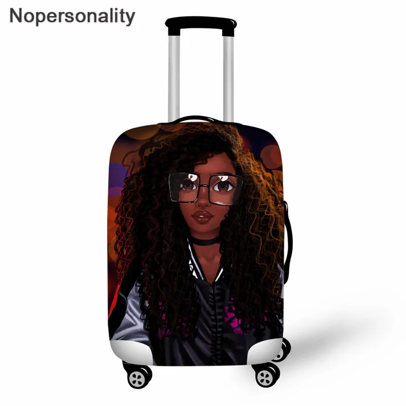Nopersonality изящного искусства для девочки, аксессуары для путешествий, чемодана крышка чемодан защиты багажа Пылезащитный чехол тянущихся тканей 18-30 дюймов - Цвет: Z5006