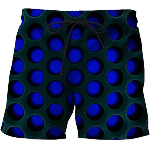 Новые летние шорты с 3D принтом синего пламени для серфинга, мужские пляжные шорты для пива, быстросохнущие праздничные шорты для поездок - Цвет: STK-220