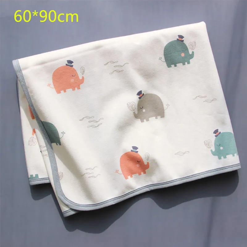 60x90cm Водонепроницаемый коврик для мочи, хлопок, мягкий подгузник, сменный коврик, простыни для сна, переносные пеленальные столы, бамбуковые простыни - Цвет: 60x90cm