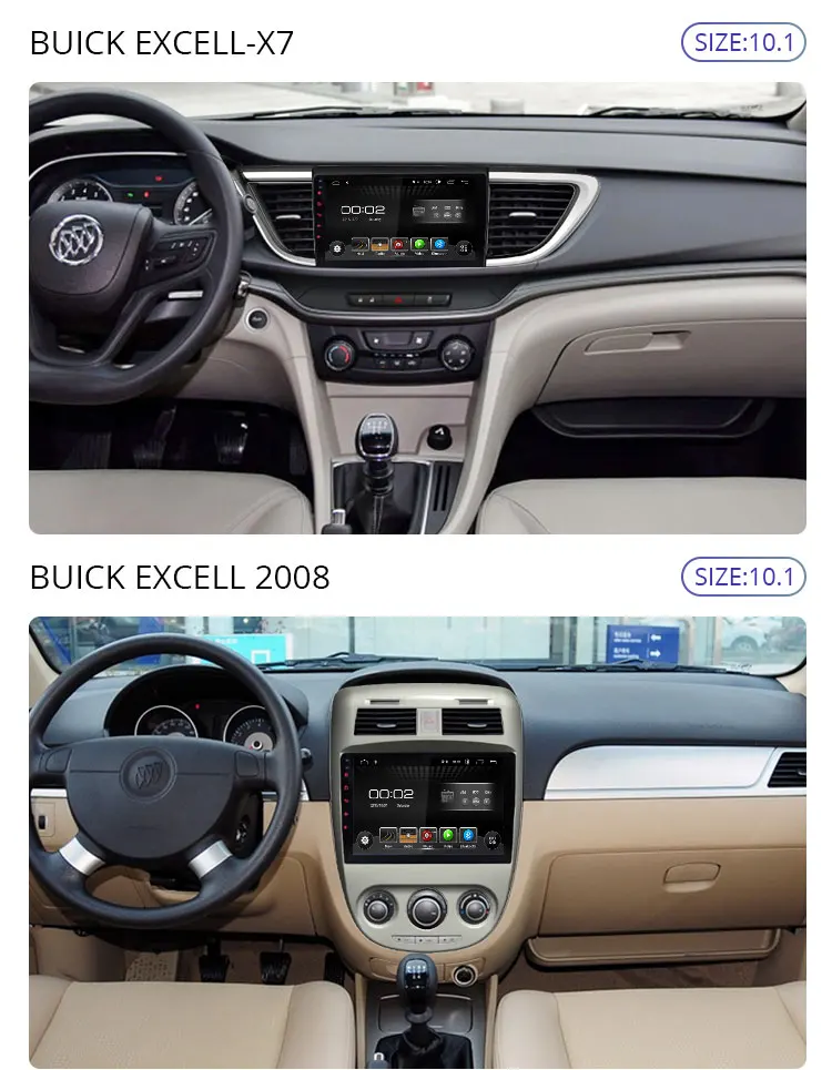 Besina 9 дюймов Android 9,0 автомобильный мультимедийный плеер для BUICK Verano wifi gps навигация 1 Din автомагнитола стерео 2G+ 32G аудио