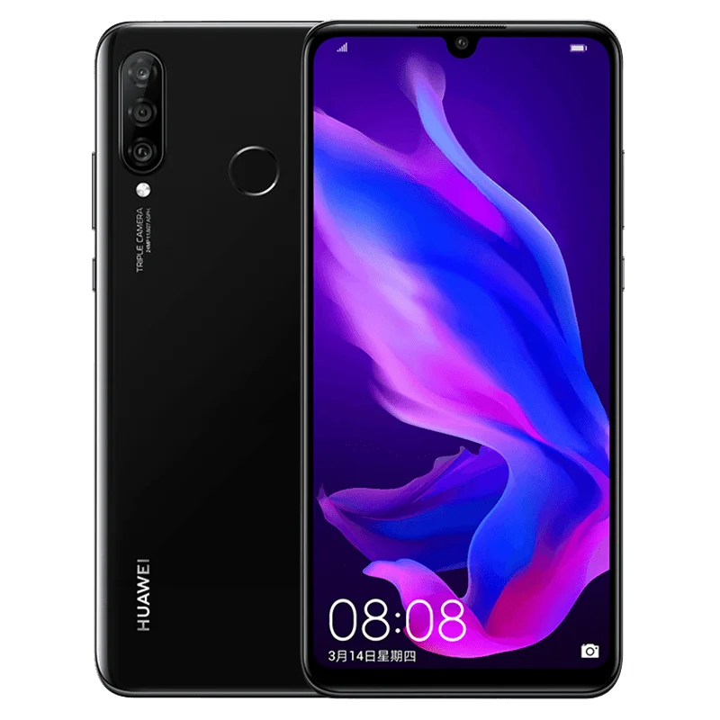 Black Глобальная версия huawei P30 Lite 4 Гб 128 Гб Смартфон 24 МП Тройная камера s 32 МП фронтальная камера 6,15 ''полный экран Kirin 710 18 Вт QC - Цвет: Black